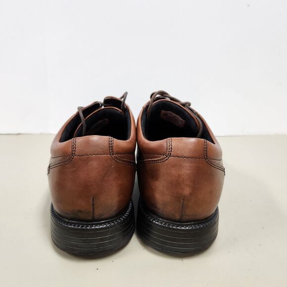 Rockport Mens Charles Road Apron Toe Oxford Shoe Size 9.5 Leather V82592 - Picture 5 of 14